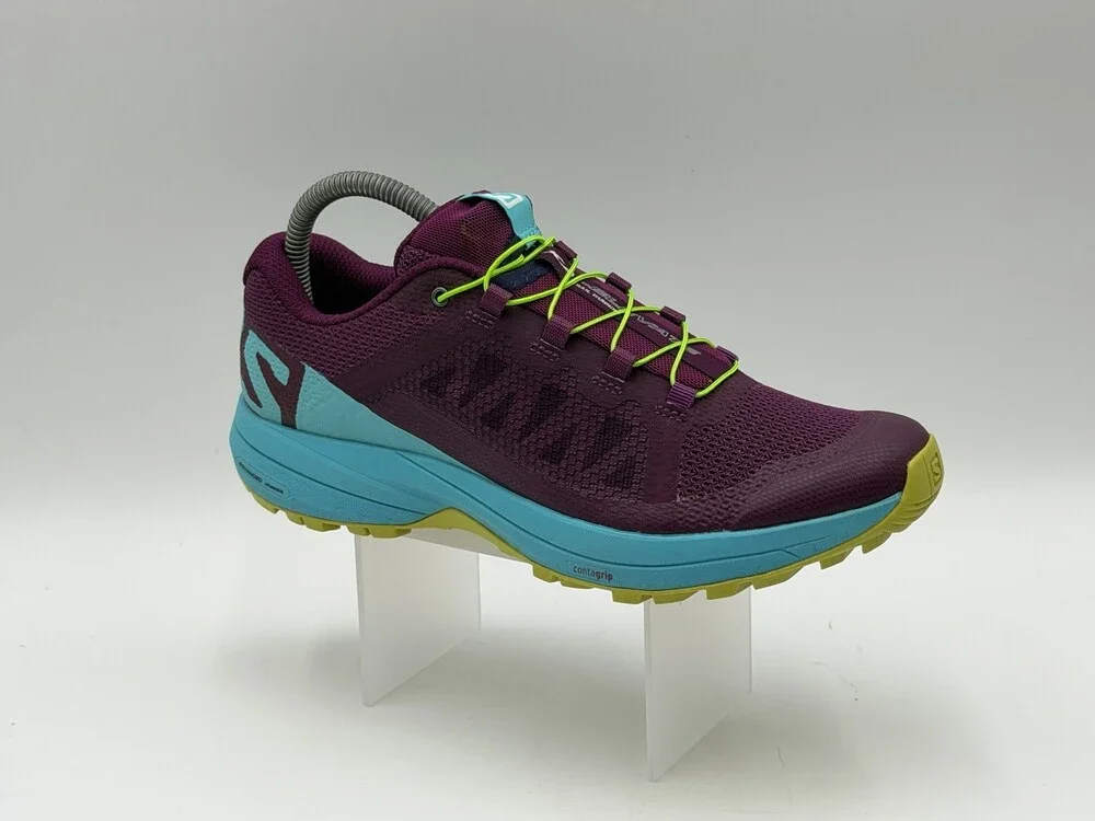 Salomon XA Elevate Women’s Size 7.5 Treck Shoes Low Top Purple Hiking Shoes